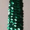 1 Yard 1.5" Emerald Green Stretch Sequin Ribbon Trim Ideal for costumes and accessories